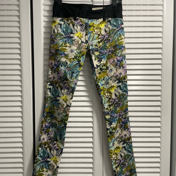 Balenciaga Floral Straight Leg Jeans - Multicolor - Picture 1 of 2